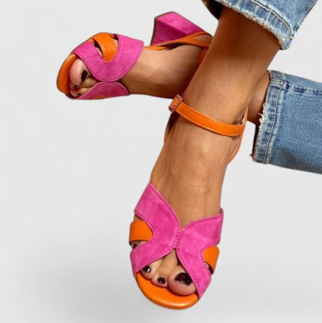 Elegant Sunset Pink Sandals