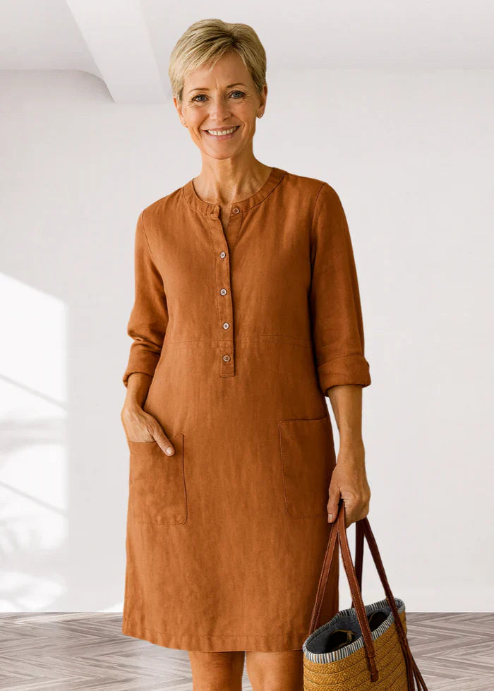 EVI | Casual Women's Dress with Loose Fit and Timeless Look for Every Day