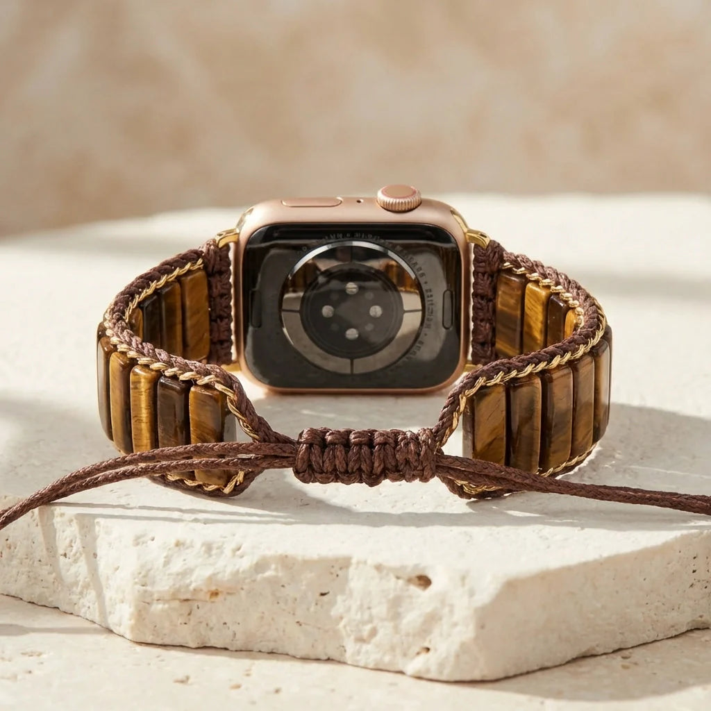 Bella | Powerful Tiger's Eye Apple Watch Band