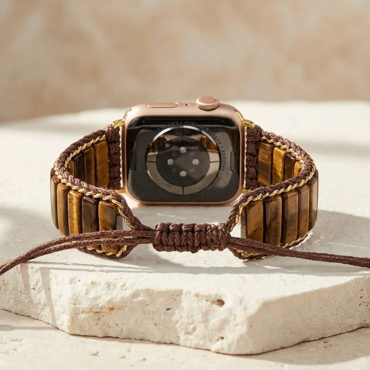 Bella | Powerful Tiger's Eye Apple Watch Band