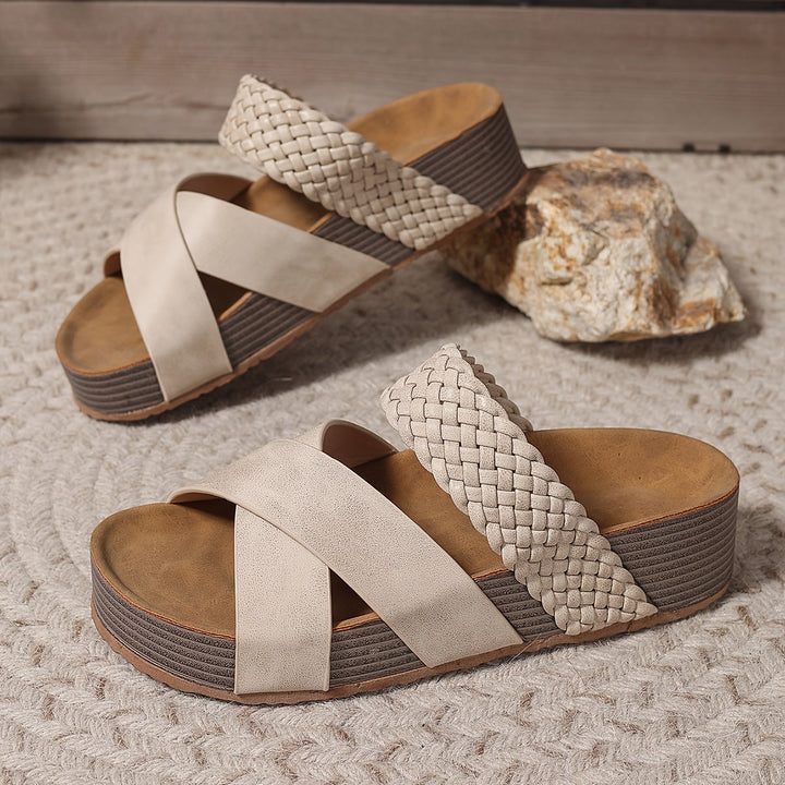 Jada | Orthopaedic Crossover Platform Sandal