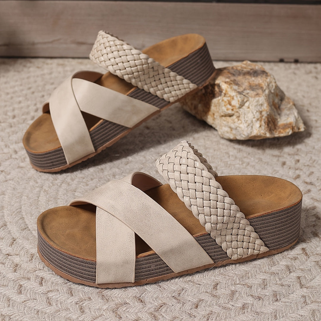 Jada | Orthopaedic Crossover Platform Sandal