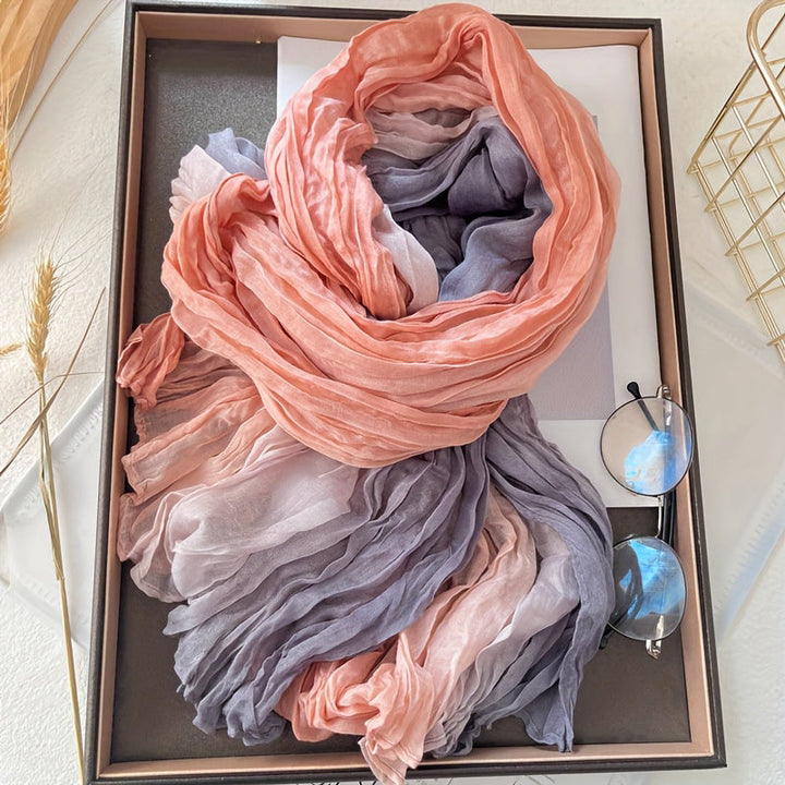 Ruby | Vintage Colour Block Scarf