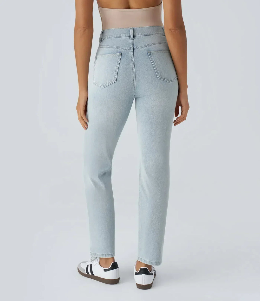 High Waist Elastic Comfort Pants