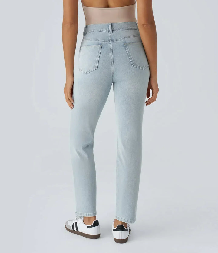 High Waist Elastic Comfort Pants