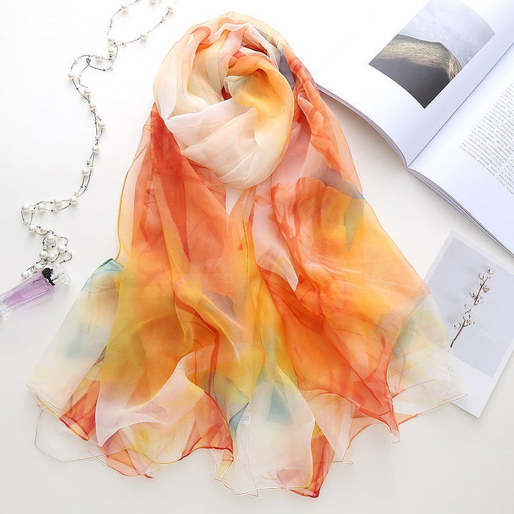 Sage | Colourful Gradient Scarf