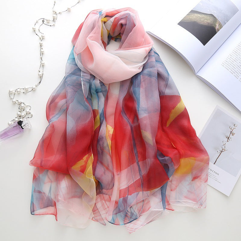 Sage | Colourful Gradient Scarf