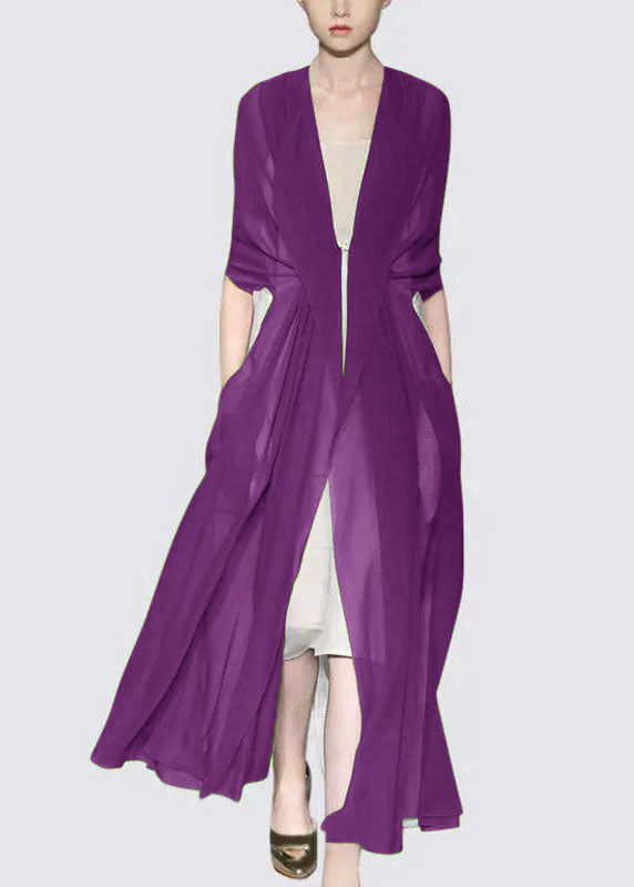 Elegant Green Silk Long Sleeve Dress