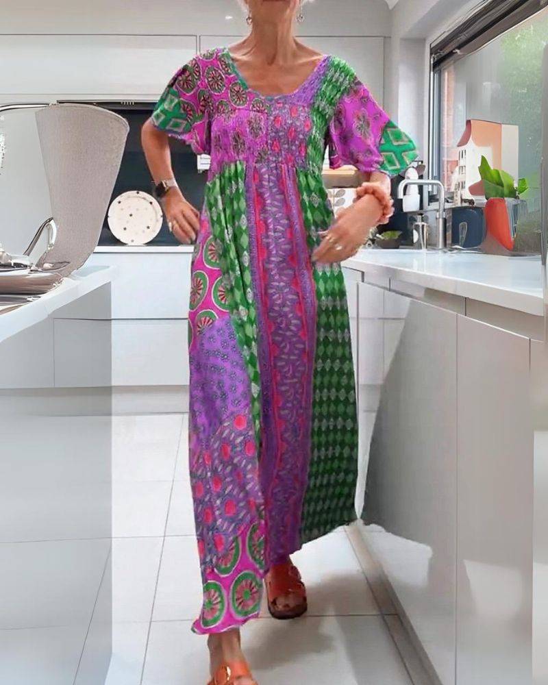 Ash™ - Colorful Boho Dress
