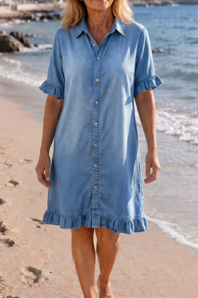 Melora | Lightweight Denim Dress