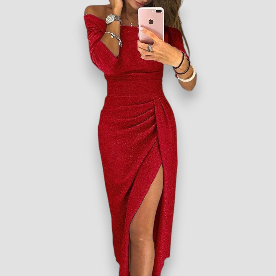 Audrey Modern Elegance Midi Dress