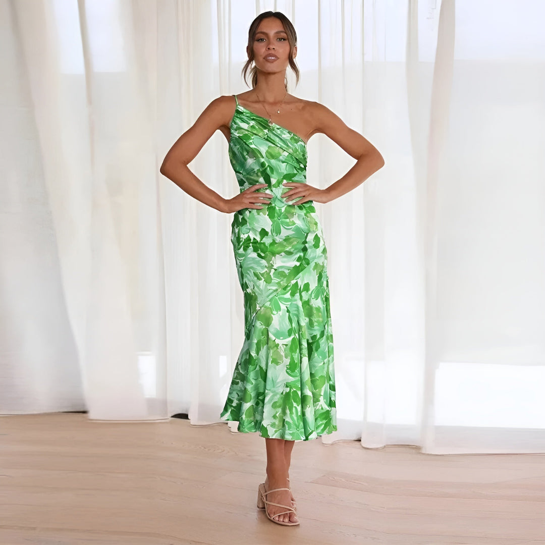 Elegant Floral Maxi Dress
