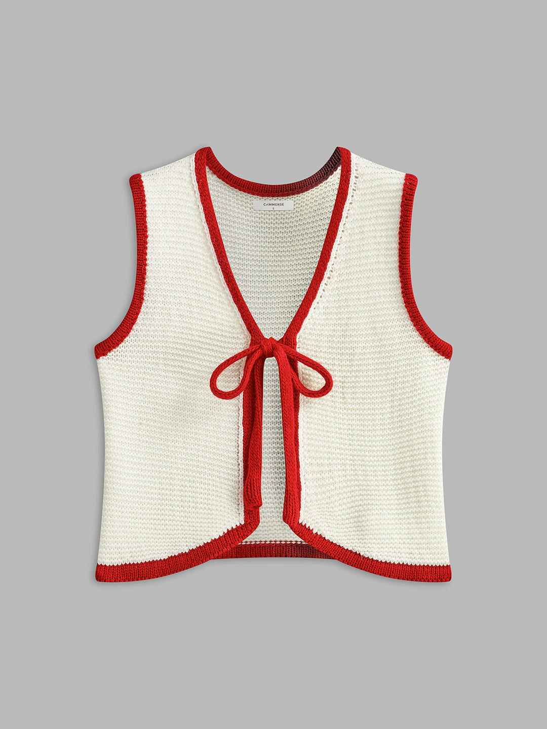 Color Block Knotted Sweater Vest - Women's Fashion Australia | Jarah Melbourne