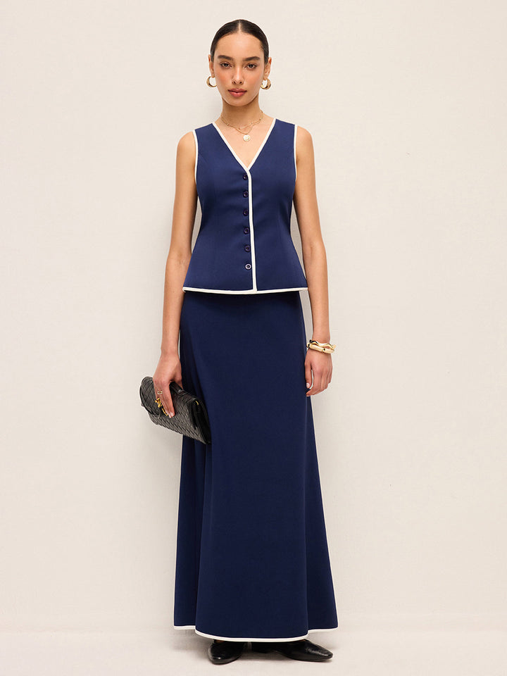 Mid-Waist Flared Skirt - Women's Fashion Australia | Jarah Melbourne