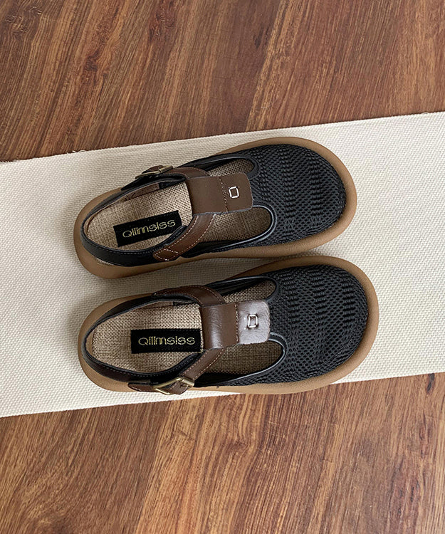 Beige Mesh Casual Hiking Sandals