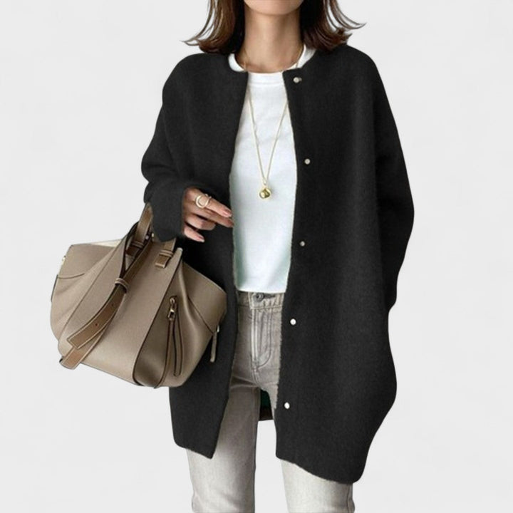 Open Front Knit Cardigan