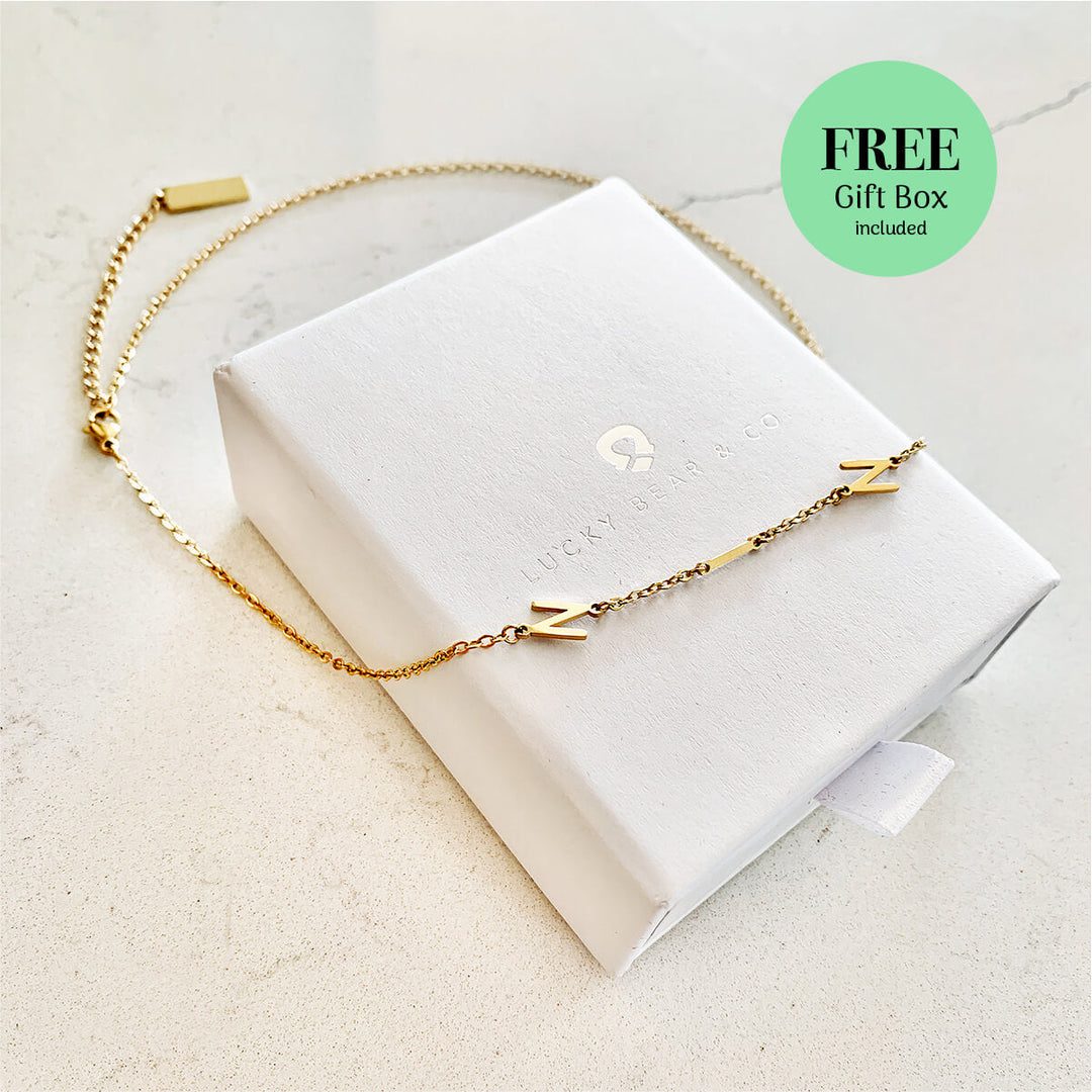Custom Dainty Initial Necklace