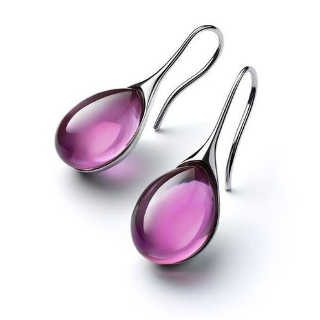 Daphne | Crystal Hanging Earrings