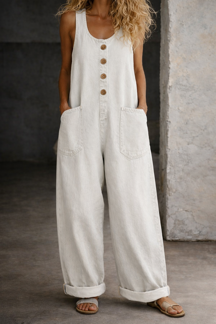 Salome | Vintage Wash Cotton Denim Dress