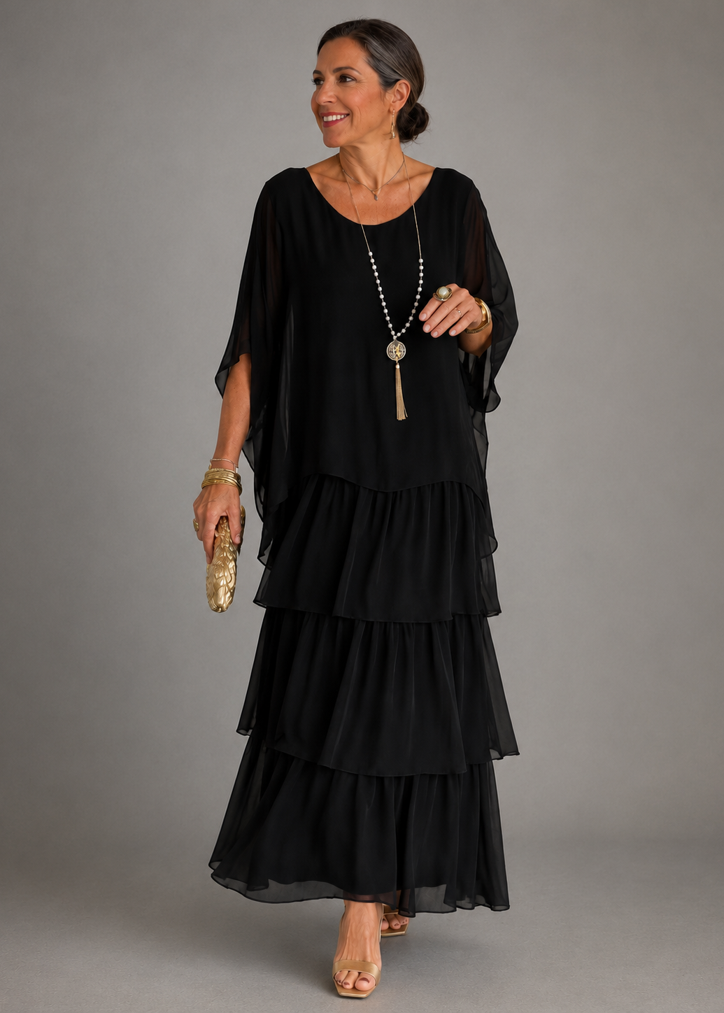 Lara | Elegant Flowing Maxi Dress