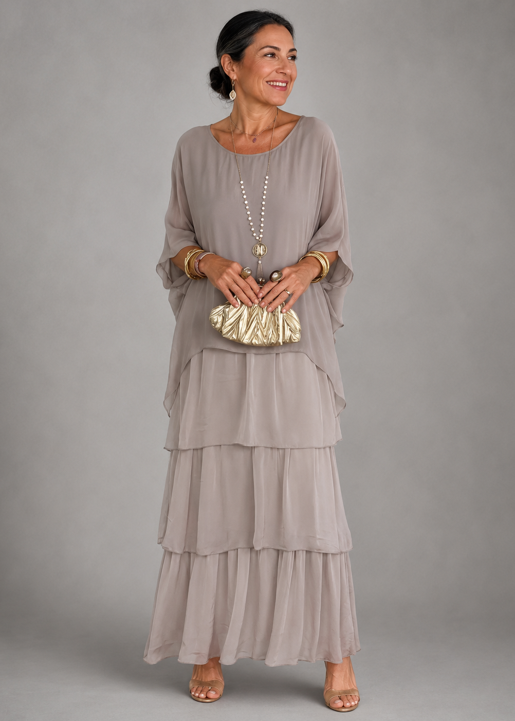Lara | Elegant Flowing Maxi Dress