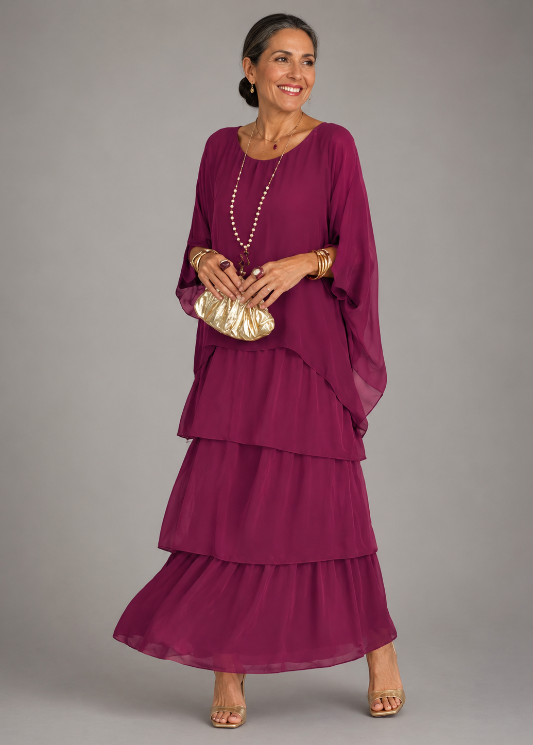 Lara | Elegant Flowing Maxi Dress