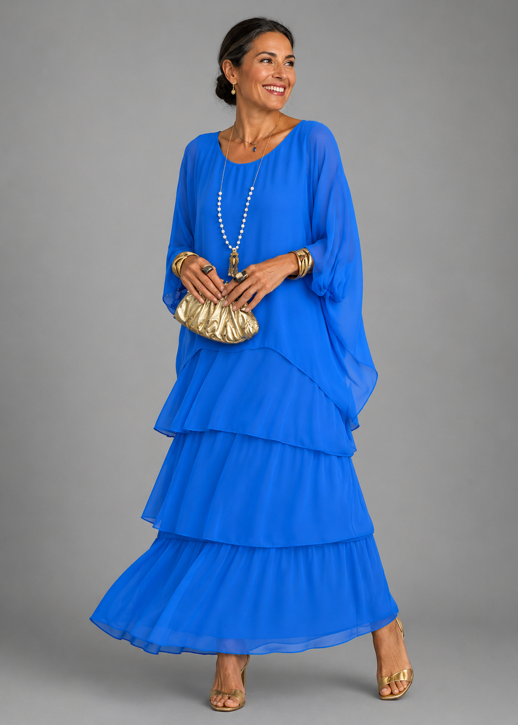 Lara | Elegant Flowing Maxi Dress