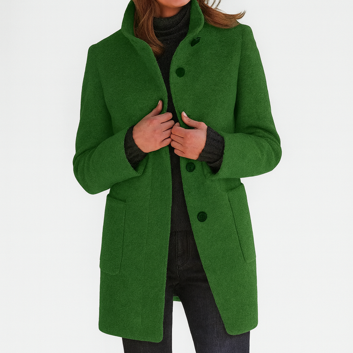 Odette | Womens Coat With High Collar