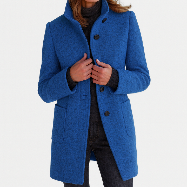 Odette | Womens Coat With High Collar