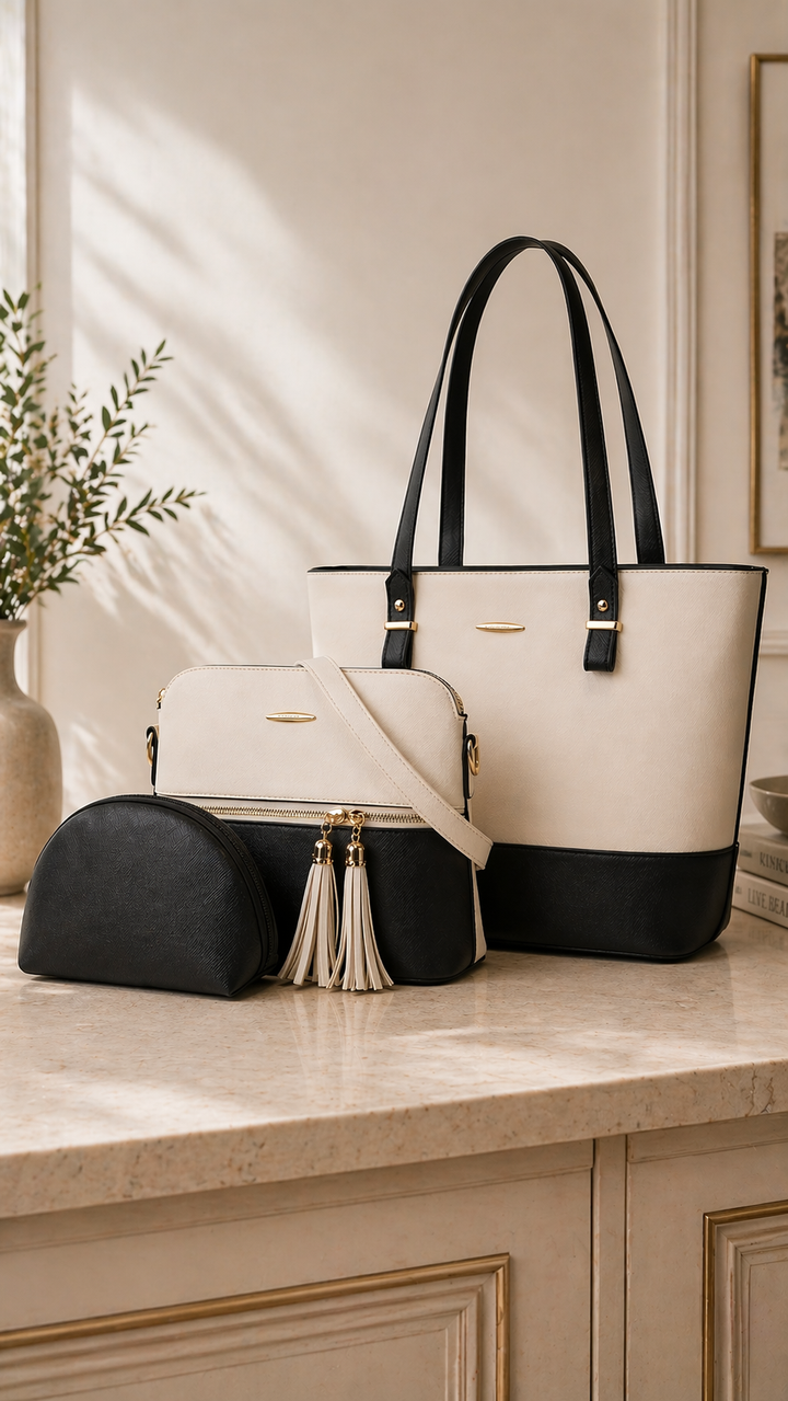 Liliana | The Ashbourne Three-Piece Handbag Set