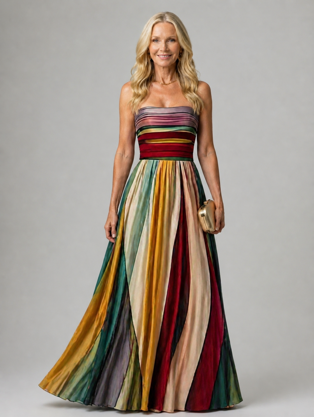 Sofia Strapless A-Line Dress