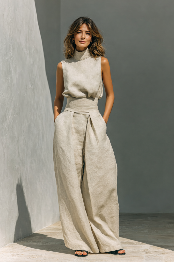 Olive | Relaxed Linen Set