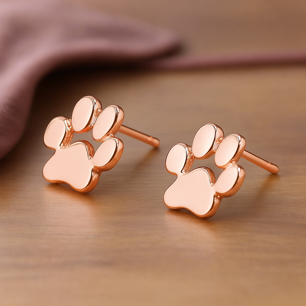 Lylah™ | Huggie Earrings in the Shape of a Paw