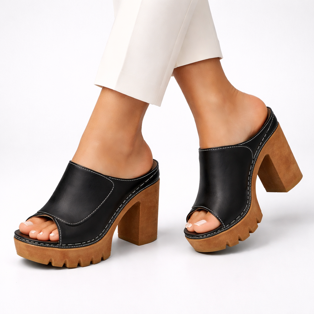 Platform Heeled Sandals