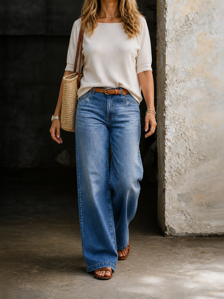 Madie | Vintage High-Waisted Denim Jeans