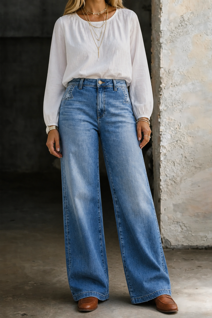 Madie | Vintage High-Waisted Denim Jeans