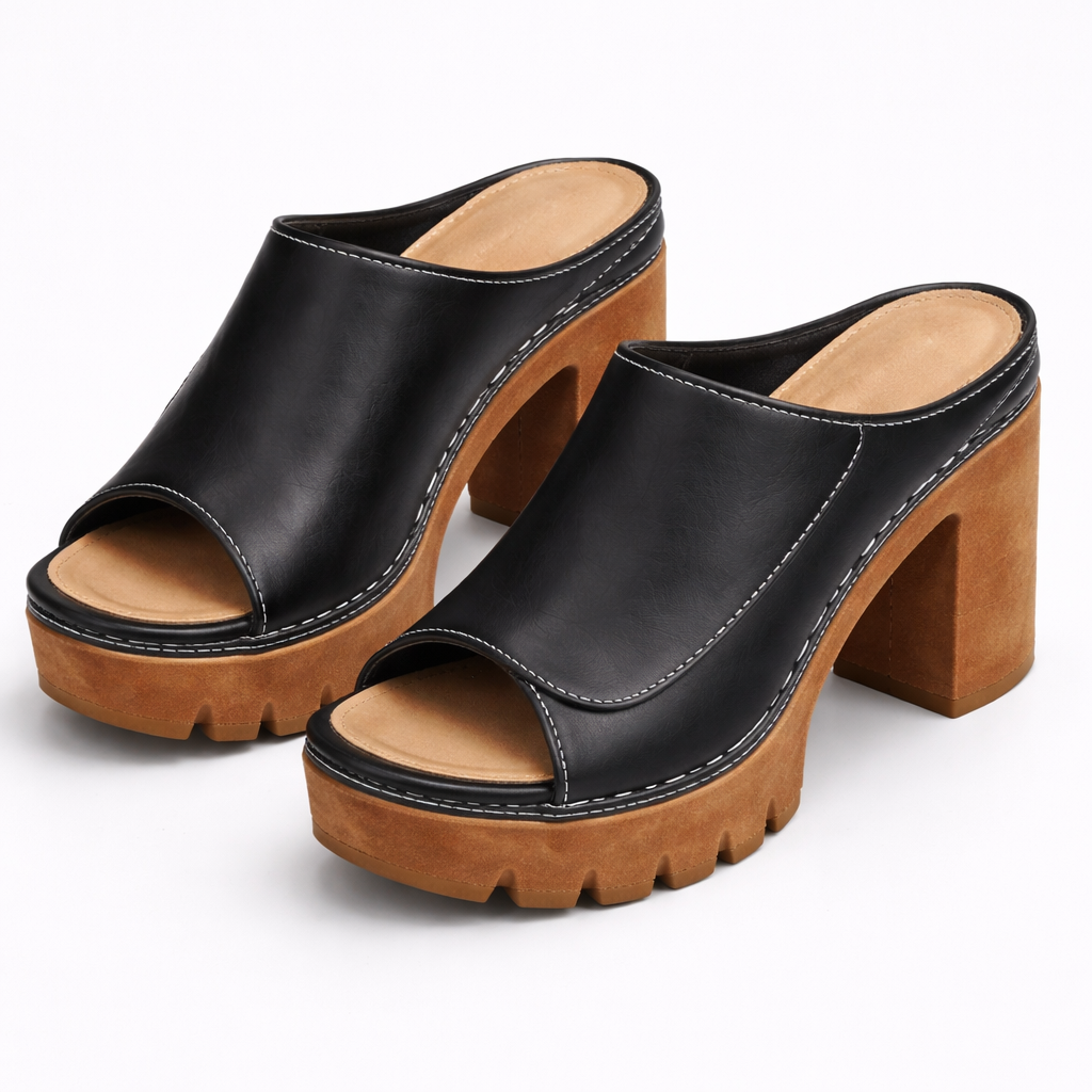 Platform Heeled Sandals
