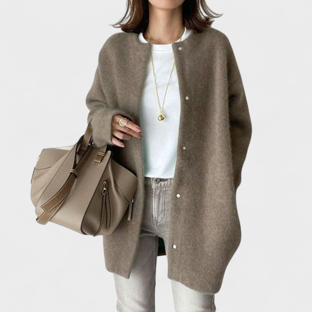 Open Front Knit Cardigan