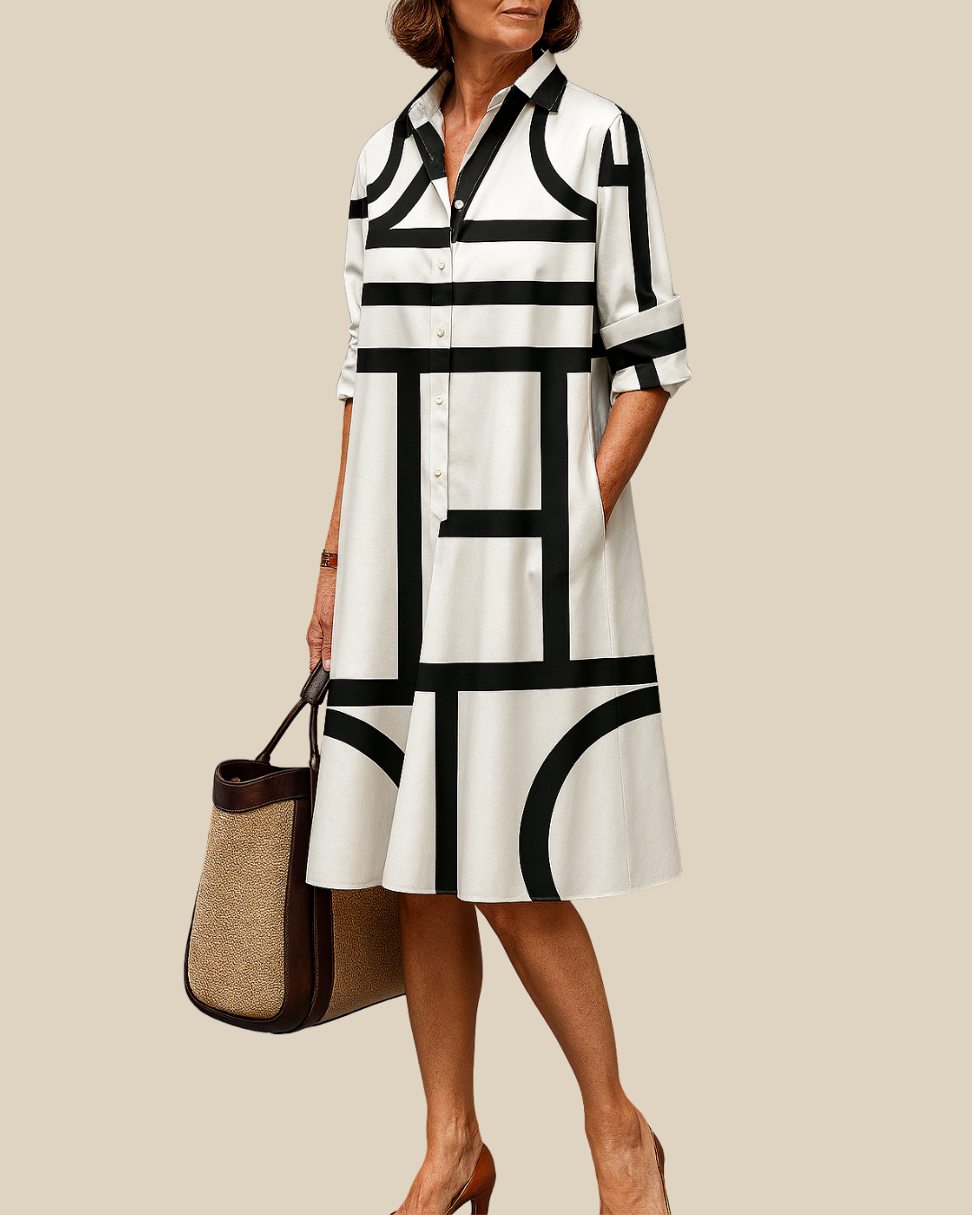 Myra | Elegant Shirt Dress