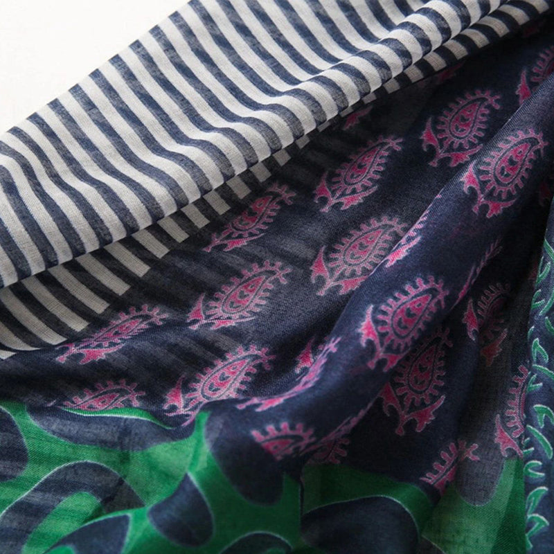 Maple | Vintage Colour Block Scarf