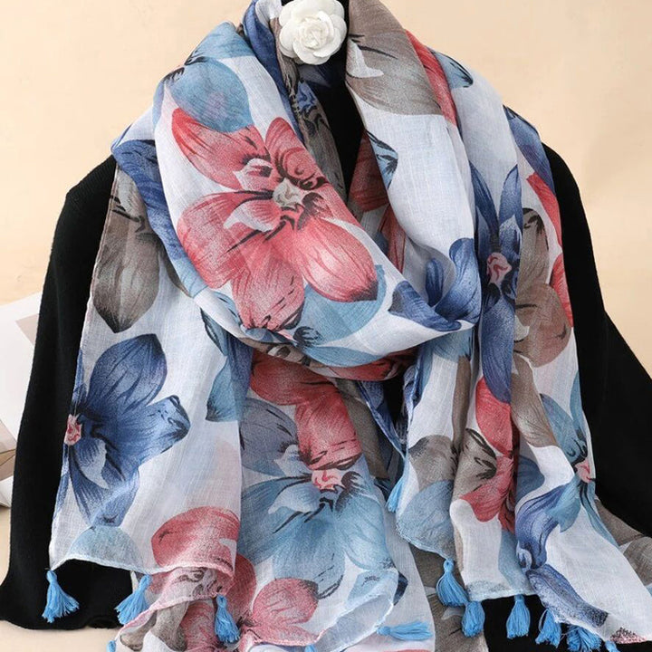 Rosalie | Casual Floral Print Scarf