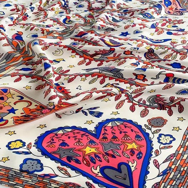 Hazelle | Vintage Printed Scarf