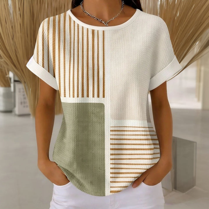 Color Block Striped T-Shirt