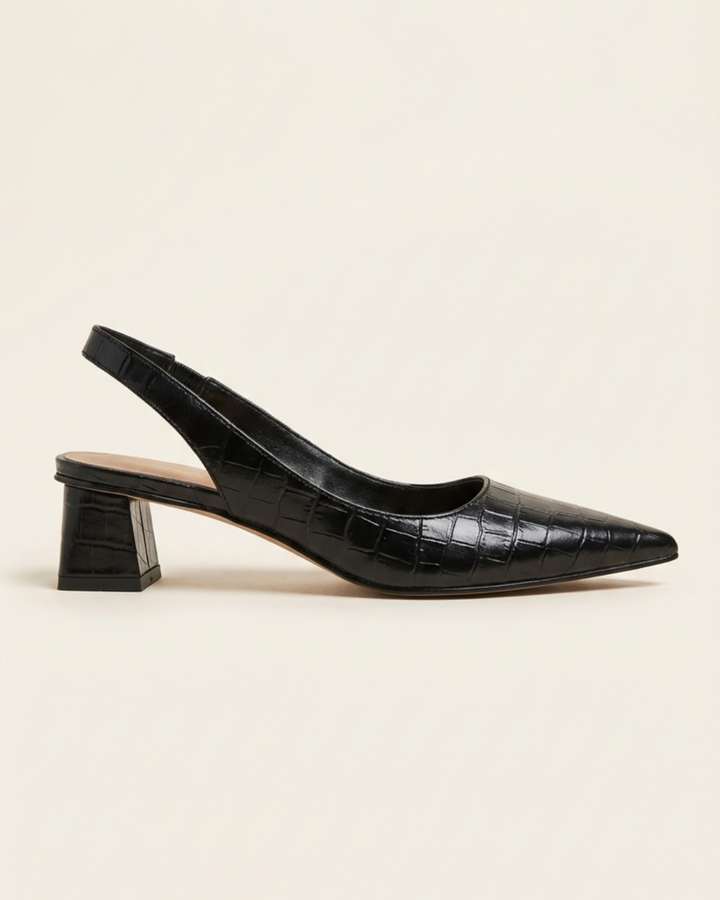 Olga | Elegant Square Heel Shoes