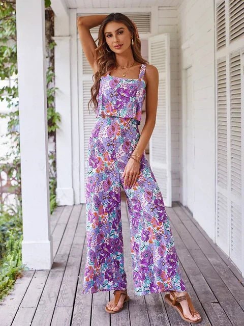 Nympha Floral Wide-Leg Jumpsuit