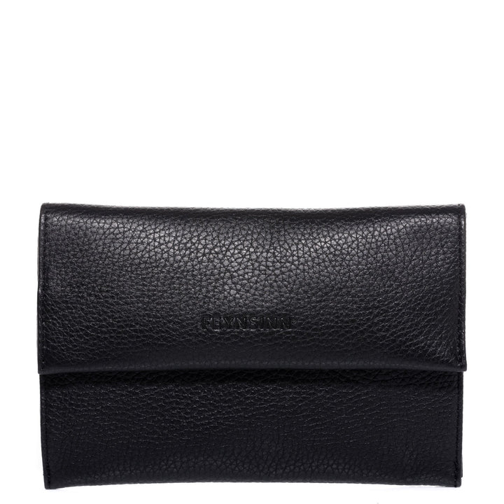 FEYNSINN Handbag Leather 5 Piece NEA Nappa Leather BERLIN Add On Black Grey Brown