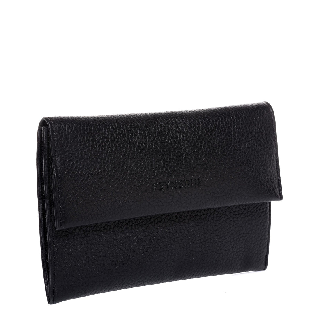 FEYNSINN Handbag Leather 5 Piece NEA Nappa Leather BERLIN Add On Black Grey Brown