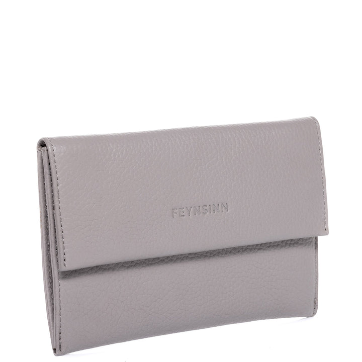 FEYNSINN Handbag Leather 5 Piece NEA Nappa Leather BERLIN Add On Black Grey Brown