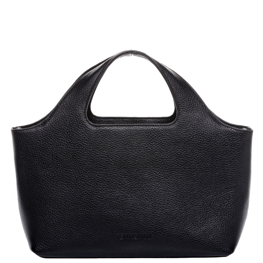 FEYNSINN Handbag Leather 5 Piece NEA Nappa Leather BERLIN Add On Black Grey Brown