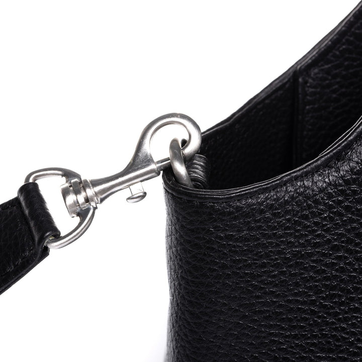 FEYNSINN Handbag Leather 5 Piece NEA Nappa Leather BERLIN Add On Black Grey Brown
